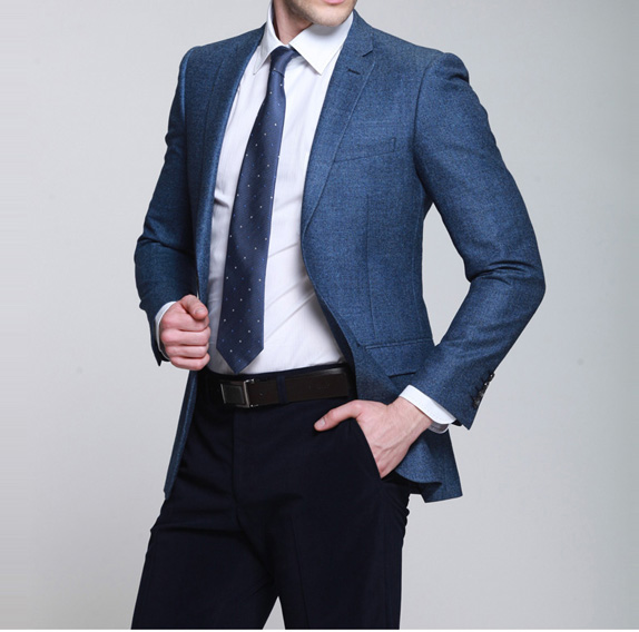 藍色男士正裝