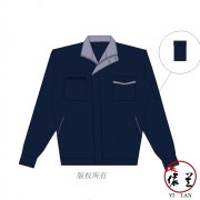 男女同款夏季長(zhǎng)袖工作服定制