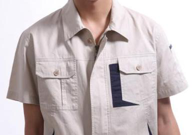 夏季勞保工人工作服訂制細(xì)節(jié)圖